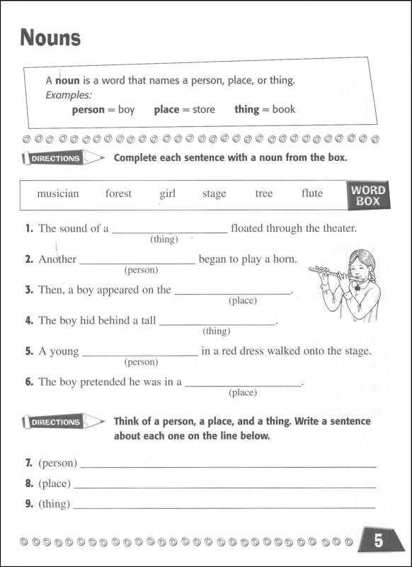 Printable Language Arts Worksheets 5th Grade