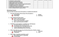 10 Earth Science Worksheet Answer Key Science Worksheets Earth