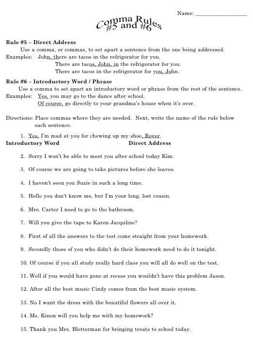 10 Language Arts Worksheets For 8th Grade Grammar Worksheets Grammar 