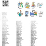100 Verbs Italian Printable Worksheet Italian Words Italian