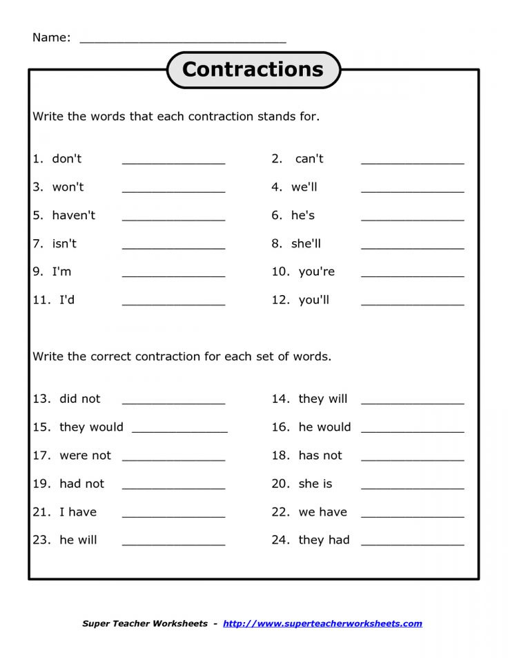12 3Rd Grade Language Arts Worksheets Free Printable 4th Grade 