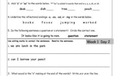 16 Daily Oral Language 5Th Grade Worksheets In 2020 2nd Grade