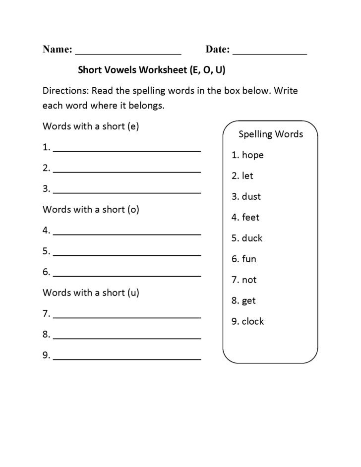 Ela Worksheet 2nd Grade