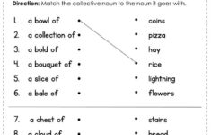2nd Grade Language Arts And Grammar Practice Sheets Nouns And Verbs