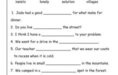 2Nd Grade Vocabulary Worksheets Db excel