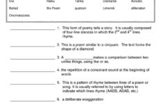 3 6 Free Resources Poetry And Figurative Language Quiz Language Quiz