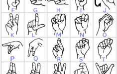 3 Worksheet Alphabet Sign Language Printable Free Sign Language