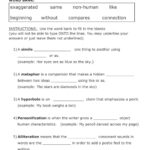 30 Figurative Language Worksheet 2 Answers Education Template