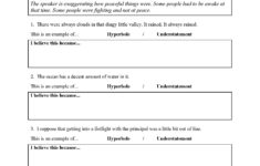 30 Figurative Language Worksheet 2 Answers Education Template