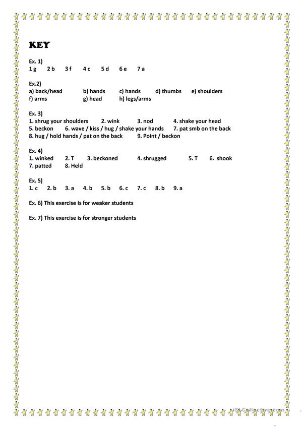 36 The Secrets Of Body Language Video Worksheet Answers Combining 