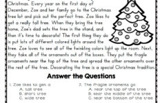 3rd Grade Christmas Language Arts Worksheets AlphabetWorksheetsFree