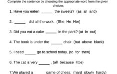 3rd Grade English Grammar Worksheet Free Pdf By Nithya Issuu