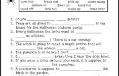 3rd Grade Halloween Language Arts Worksheets AlphabetWorksheetsFree