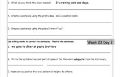 3Rd Grade Language Arts Worksheets Printables Lexia s Blog