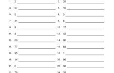 4th Grade Factors Math Worksheet free Printables