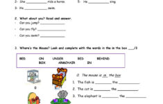 4th Grade New English Adventure 1 Worksheet