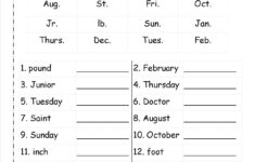 4Th Grade Printable Worksheets Language Arts Printable Worksheets