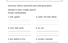 4Th Grade Printable Worksheets Language Arts Printable Worksheets