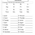 4Th Grade Printable Worksheets Language Arts Printable Worksheets