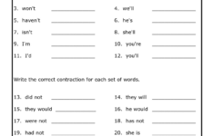 4Th Grade Printable Worksheets Language Arts Printable Worksheets