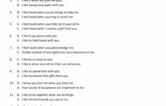 5 Love Languages Worksheet Best Of The Five Love Languages Test In 2020