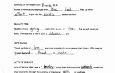 5 Love Languages Worksheet New Owatonna Mops The 5 Love Languages Oct