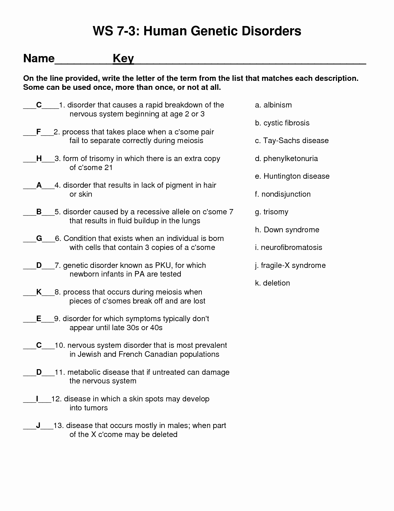 50 Genetics Problems Worksheet Answers Chessmuseum Template Library