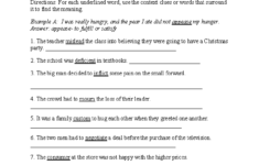 5th Grade Common Core Language Worksheets