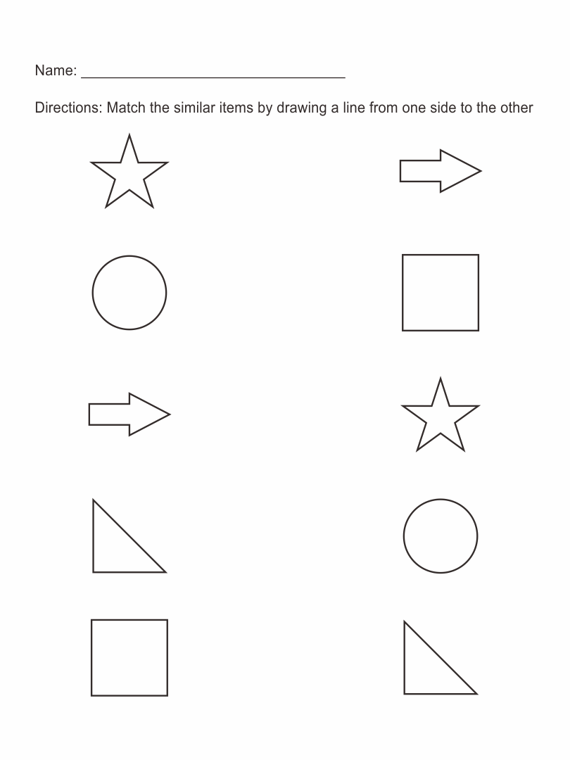 6 Best Pre K Worksheets Packets Printable Printablee