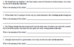 7th Grade Figurative Language Worksheets With Answers Pdf