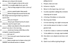 7th Grade Figurative Language Worksheets With Answers Pdf