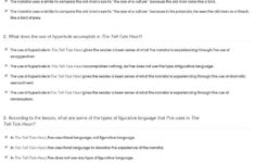 8 9Th Grade Worksheet On The Tell Tale Heart The Tell Tale Heart