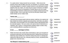 8th Grade Language Arts Worksheets With Answer Key