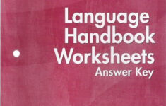 9780030739293 Language Handbook Worksheets Answer Key Elements Of