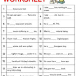 A An The Worksheet English Grammar For Kids Grammar For Kids
