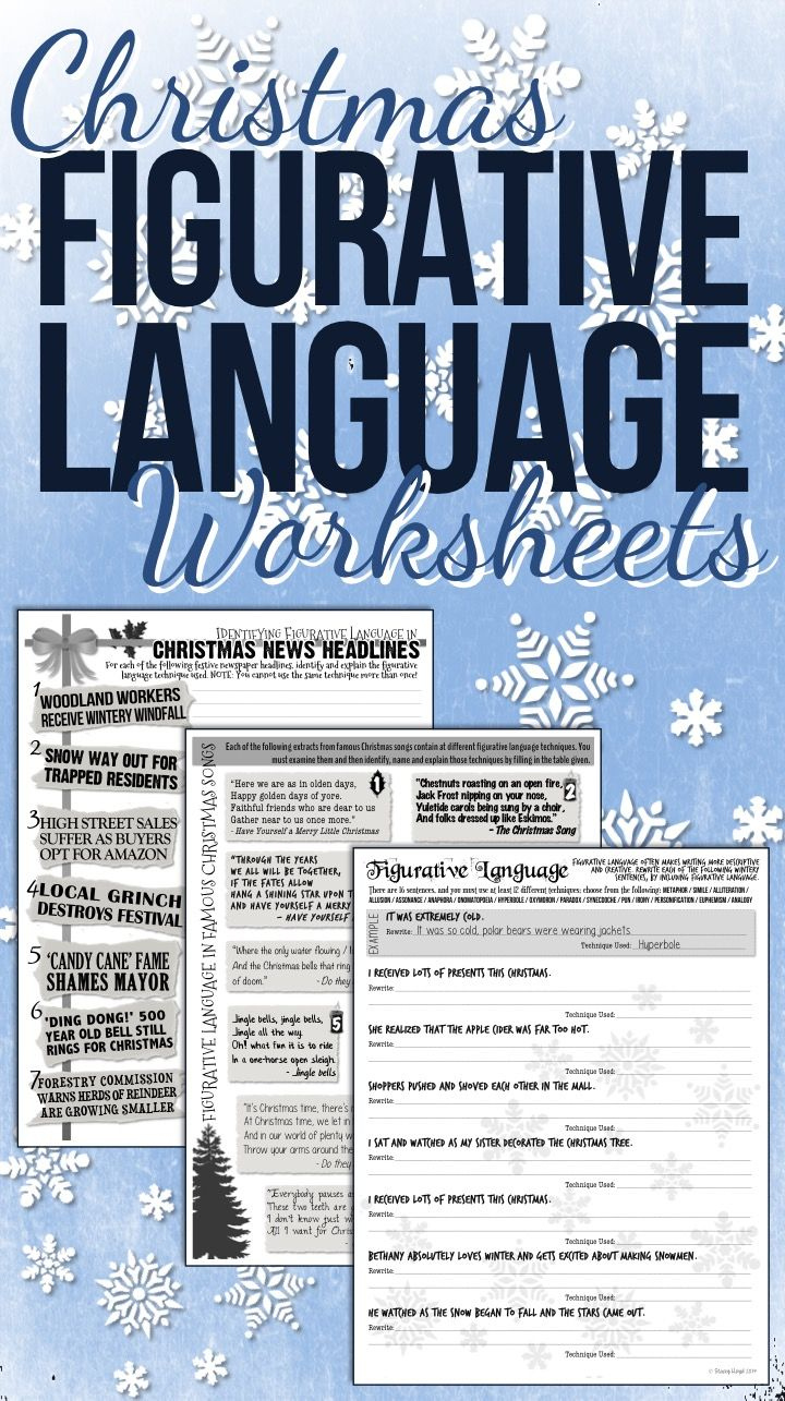 A Christmas Carol Figurative Language Worksheet Answer Key 