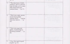 A Christmas Carol Figurative Language Worksheet Answer Key