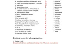 A Christmas Carol Study Guide Questions And Answers Study Poster