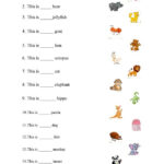 ABC Animals Practice English ESL Worksheets For Distance Learning And