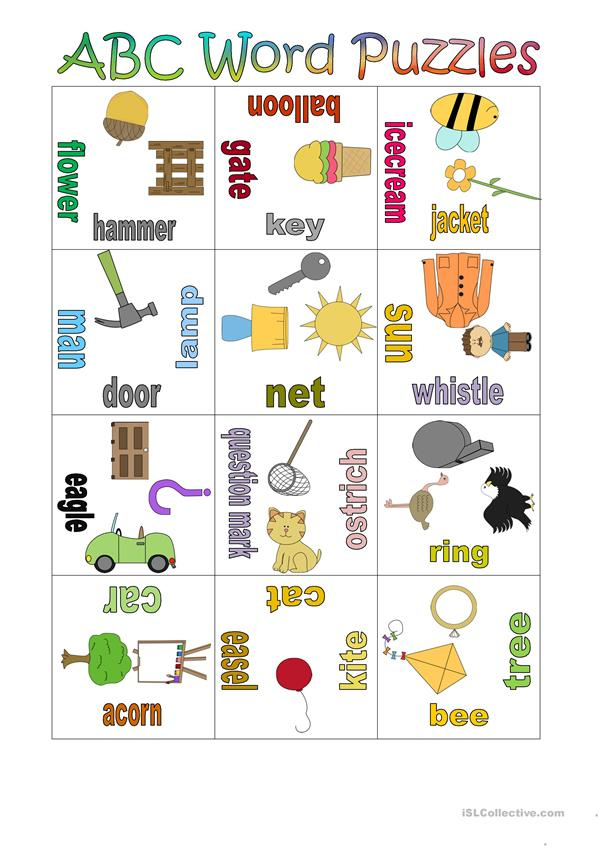 ABC Puzzle English ESL Worksheets For Distance Learning And Physical 