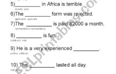 Abstract Nouns ESL Worksheet By Pawlenglish