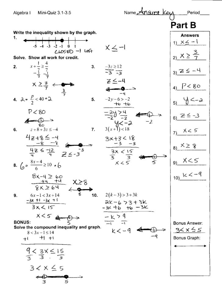 The Language Of Algebra Worksheet Answers