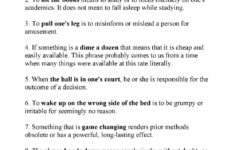 Answer Key Figurative Language Worksheet 2 Answers Worksheet