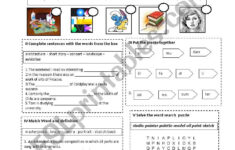Arts Vocabulary ESL Worksheet By Englishnet
