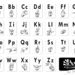 ASL Alphabet Chart And ASL Alphabet Flashcards Baby Sign Language