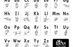 ASL Alphabet Chart And ASL Alphabet Flashcards Baby Sign Language
