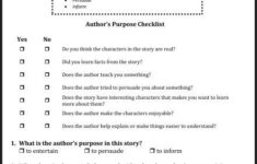 Author s Purpose Worksheet 4th Grade Google Search Author s Purpose
