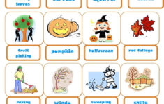 AUTUMN PICTIONARY Fall Vocabulary Fall Preschool Activities Vocabulary