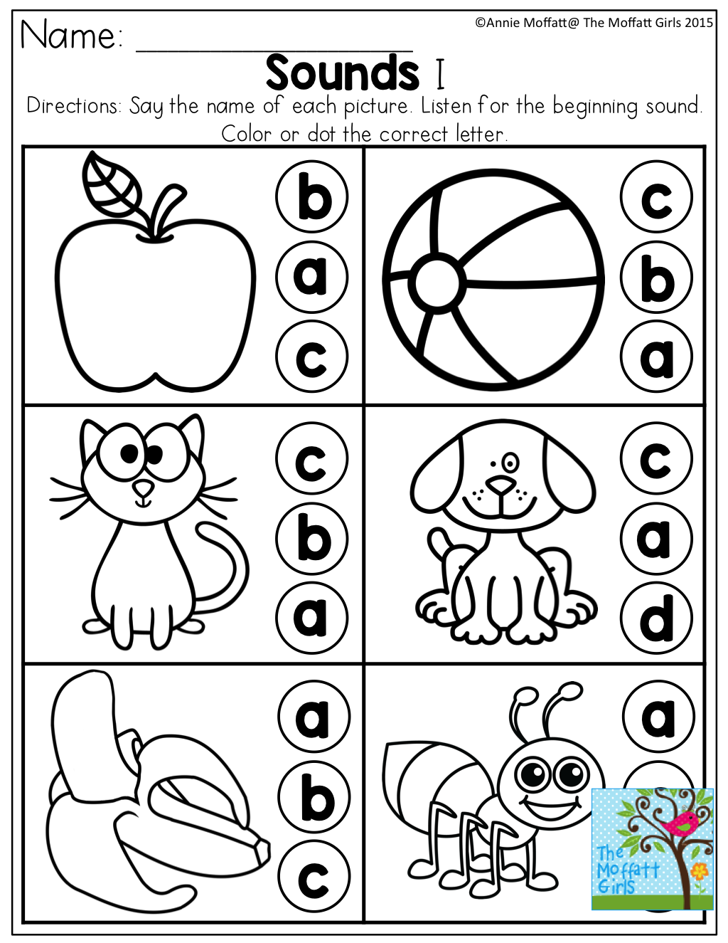 Beginning Sounds And Much For For Pre K To 3rd Grade Alphabet 