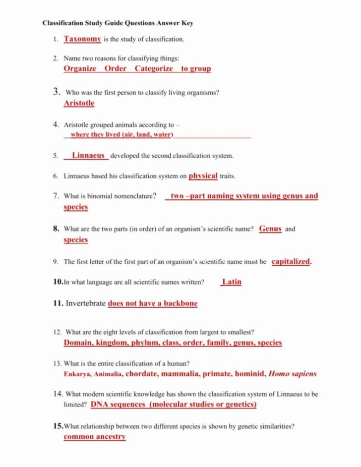 Answer Key The Language Of Science Worksheet Answers